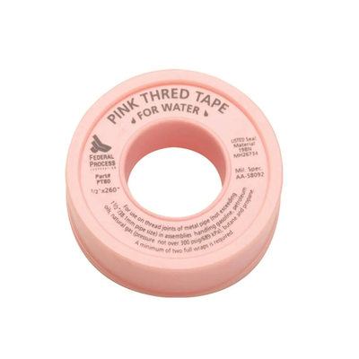 PTFE 비난에 까딱없는 스레드 테이프는 100% PTFE 스레드 봉착 테이프를 착색시켰습니다
